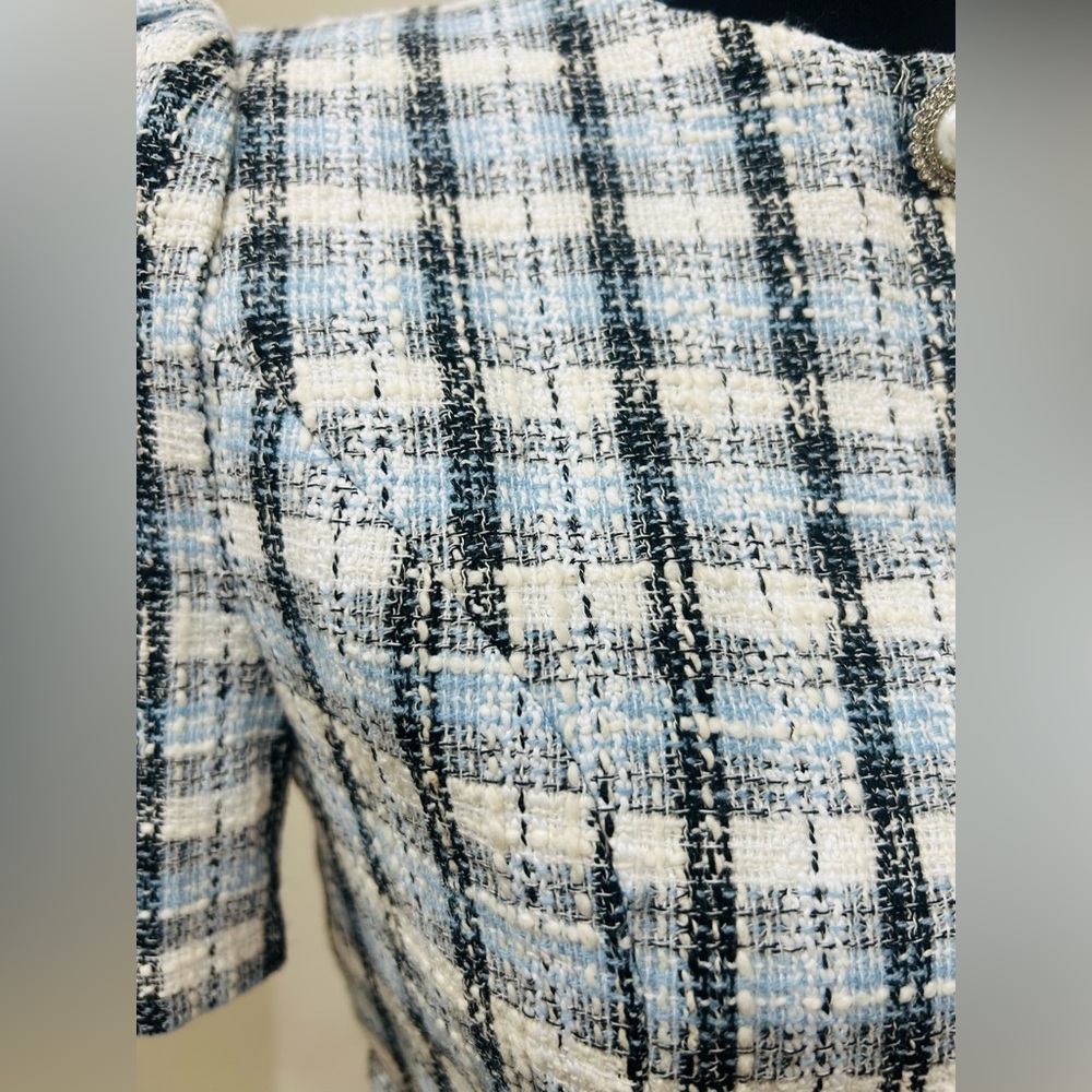 Serenette Tweed Short sleeve 2 piece skirt and top - Picture 4 of 8